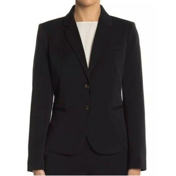 J. Crew Schoolboy Women’s Black Polyester Blazer Black Size L Preppy Officecore - Picture 2 of 11